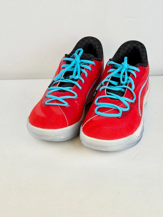 Men\'s 13 - Puma ALL Pro Nitro Scoot Basketball Red Sneaker main image 4